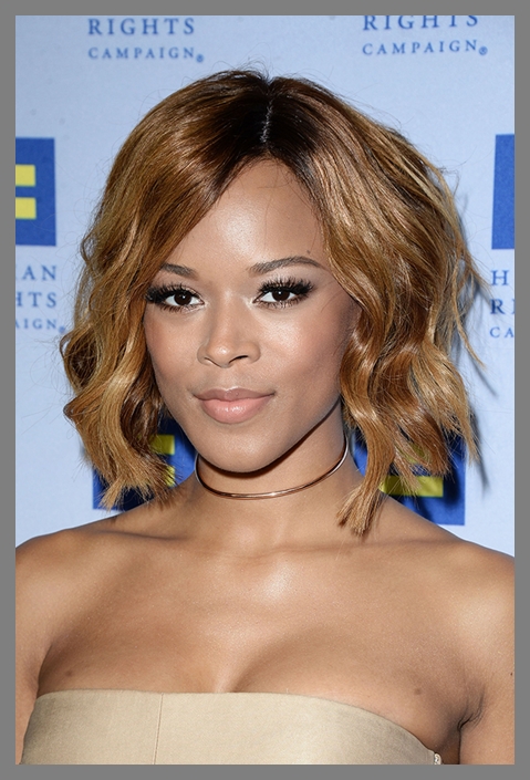 LOS ANGELES, CA - MARCH 19:  Actress Serayah McNeill arrives at the Human Rights Campaign 2016 Los Angeles Gala Dinner at JW Marriott Los Angeles at L.A. LIVE on March 19, 2016 in Los Angeles, California.  (Photo by Matt Winkelmeyer/Getty Images)