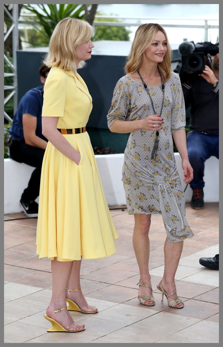 Mandatory Credit: Photo by James Gourley/REX/Shutterstock (5682114ah) Kirsten Dunst and Vanessa Paradis Jury photocall, 69th Cannes Film Festival, France - 11 May 2016