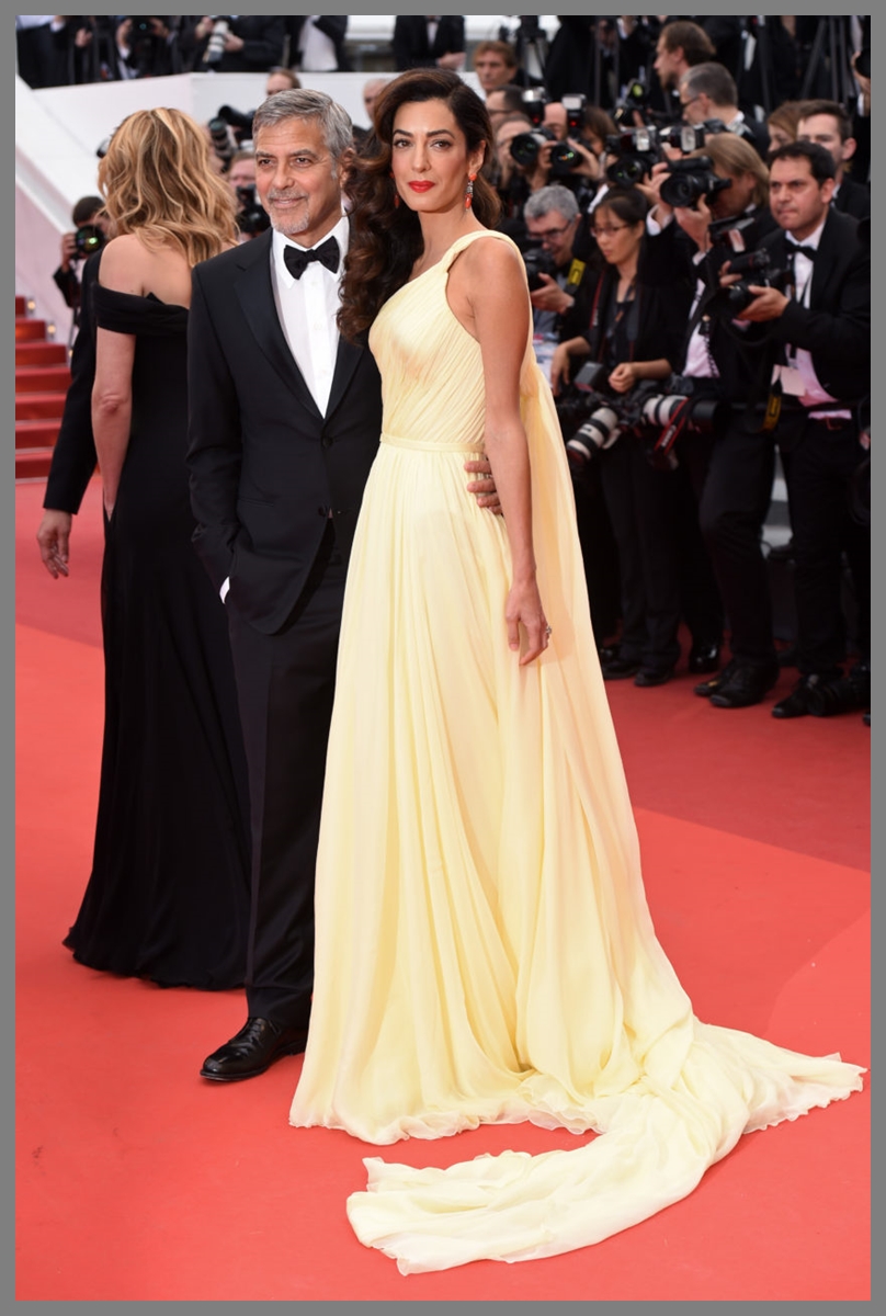 Mandatory Credit: Photo by David Fisher/REX/Shutterstock (5682983ax) George Clooney and Amal Clooney 'Money Monster' premiere, 69th Cannes Film Festival, France - 12 May 2016