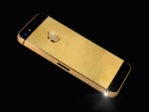 اى فون من الذهب.آي فون5  من الذهب والماس بـ17 مليون دولار